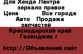 Для Хенде Лантра 1995-99 J2 зеркало правое › Цена ­ 1 300 - Все города Авто » Продажа запчастей   . Краснодарский край,Геленджик г.